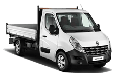 Van Hire Newcastle Airport - White 3.5 Tonne Folkestone Tipper Transit - Van hire Newcastle airport